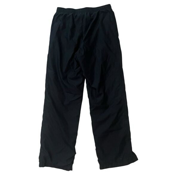 Nike Vintage Track Pants Black Jersey Knit Lined Warmup Womens Small - Picture 2 of 5